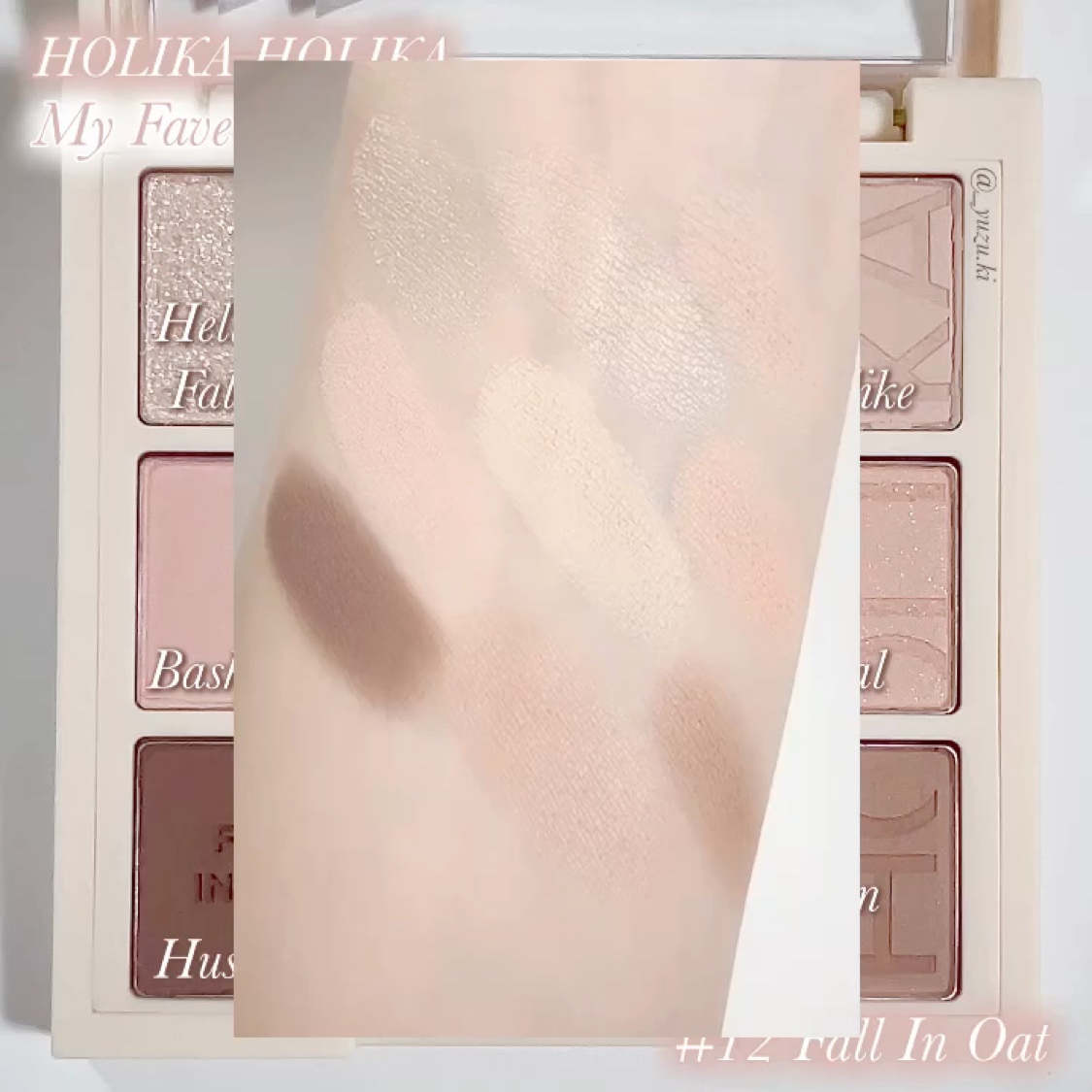 マイフェイブムードアイパレット 9カラー/HOLIKA HOLIKA/アイシャドウパレットを使ったクチコミ（3枚目）