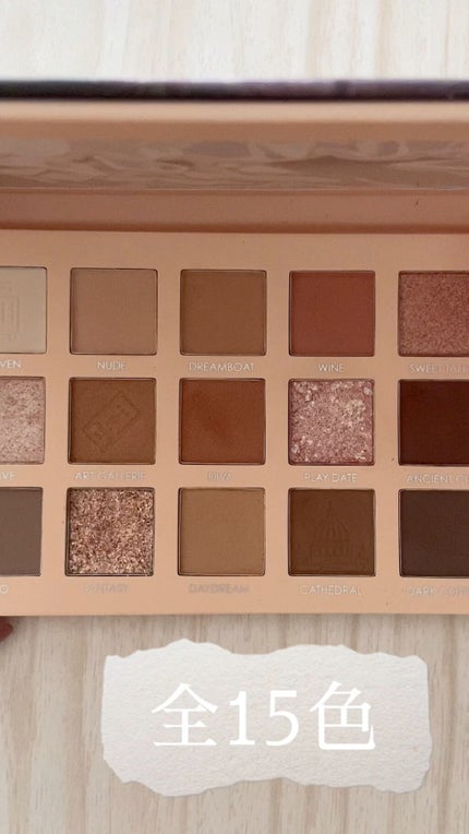 GO TRAVEL 15色アイシャドウパレット/FOCALLURE/アイシャドウパレットの人気ショート動画