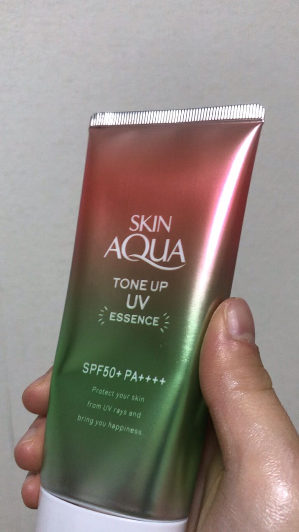 スキンアクア トーンアップUVエッセンス/スキンアクア/日焼け止めクリームの動画クチコミ2つ目
