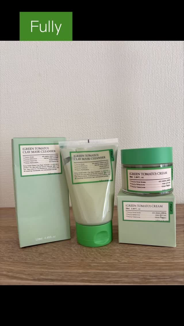 グリーントマトクレイマスククレンザー/FULLY/洗い流すパック・マスクを使ったクチコミ（1枚目）