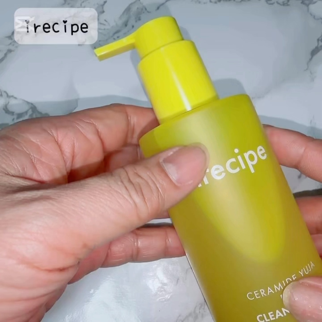 セラミド ゆず バイオクレンジングオイル/irecipe/オイルクレンジングの動画クチコミ1つ目