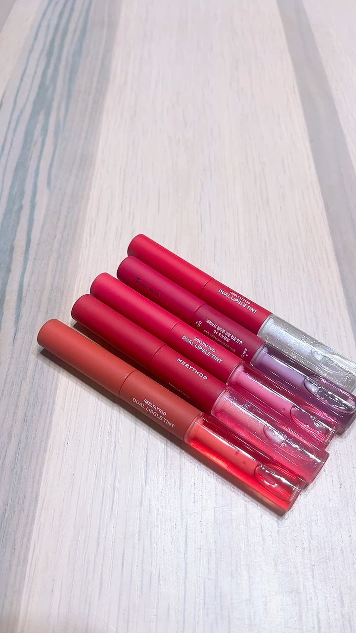 リールタトゥーデュアルグロスティント/MERYTHOD/リップティントを使ったクチコミ（1枚目）