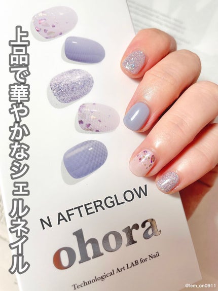 セミキュアジェルネイル(ハンド)/ohora/ネイルシールの人気ショート動画