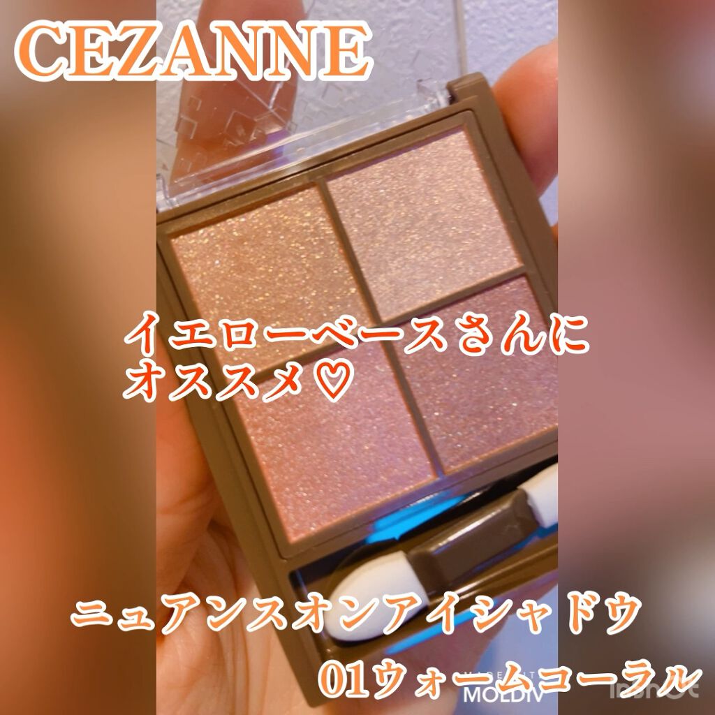 ニュアンスオンアイシャドウ/CEZANNE/アイシャドウパレットを使ったクチコミ（1枚目）