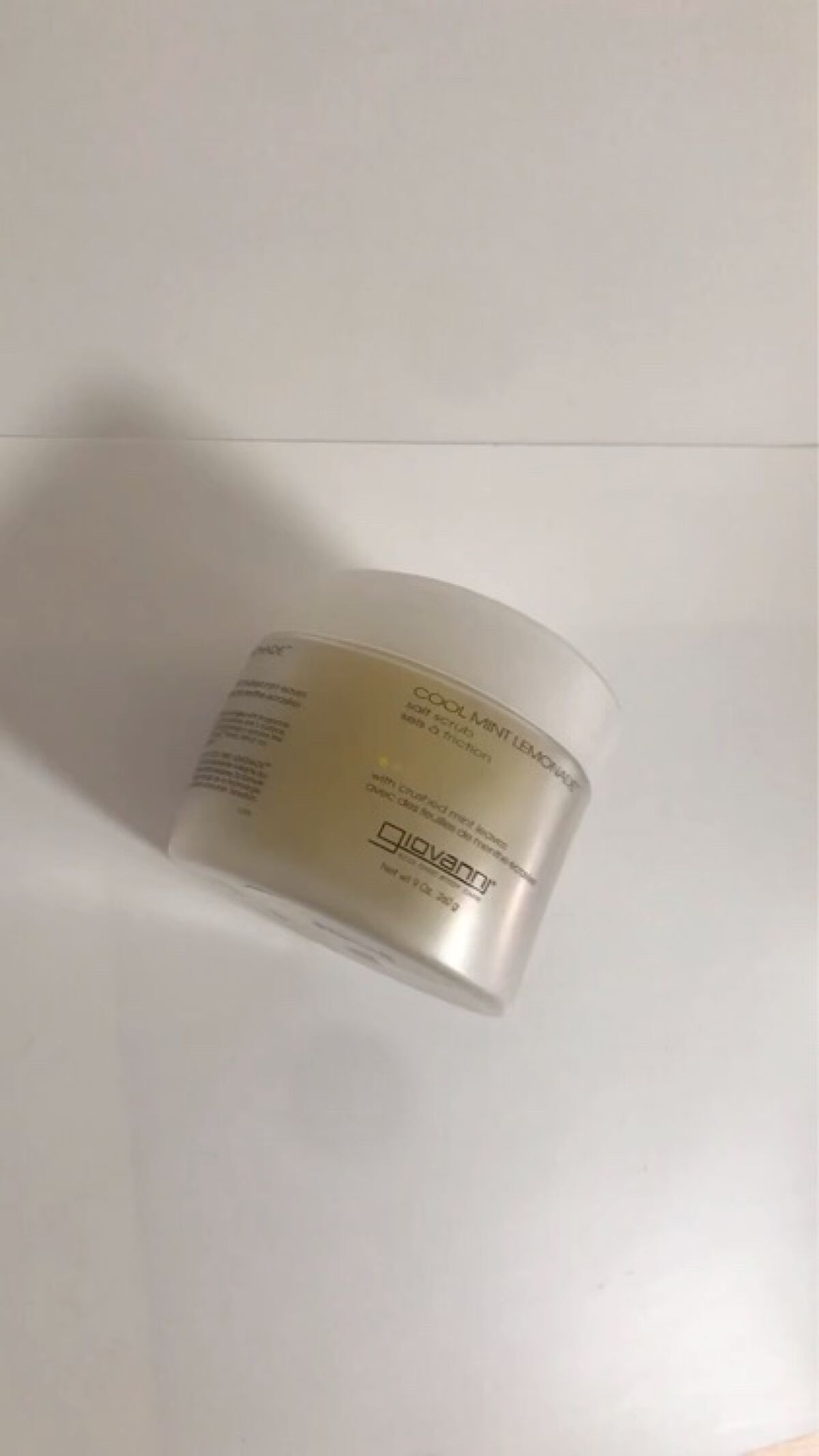 ジョヴァンニ ソルト ボディスクラブ クールミント/giovanni/ボディスクラブを使ったクチコミ（1枚目）