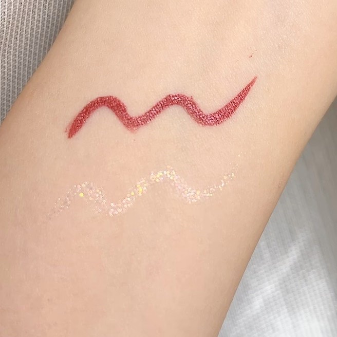 美容液ラメライナー/Borica/リキッドアイライナーを使ったクチコミ（3枚目）