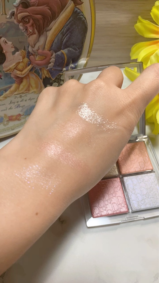 【旧】ディオール バックステージ フェイス グロウ パレット/Dior/ハイライトを使ったクチコミ（3枚目）