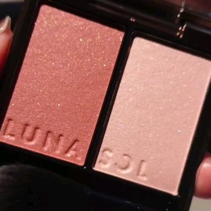 カラーリンググレイズ/LUNASOL/パウダーチークを使ったクチコミ(4枚目)