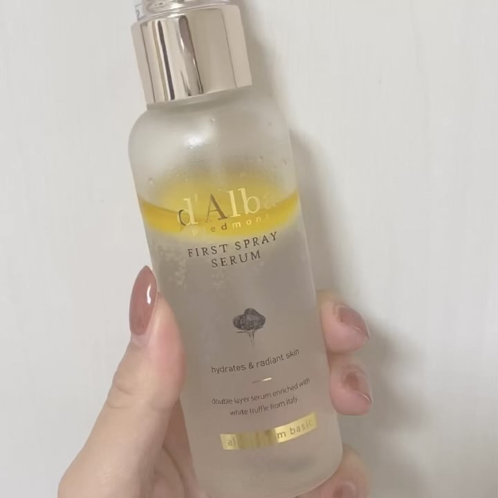 ダルバ ホワイトトリュフファーストスプレーセラム/ダルバ/ミスト状化粧水を使ったクチコミ（3枚目）