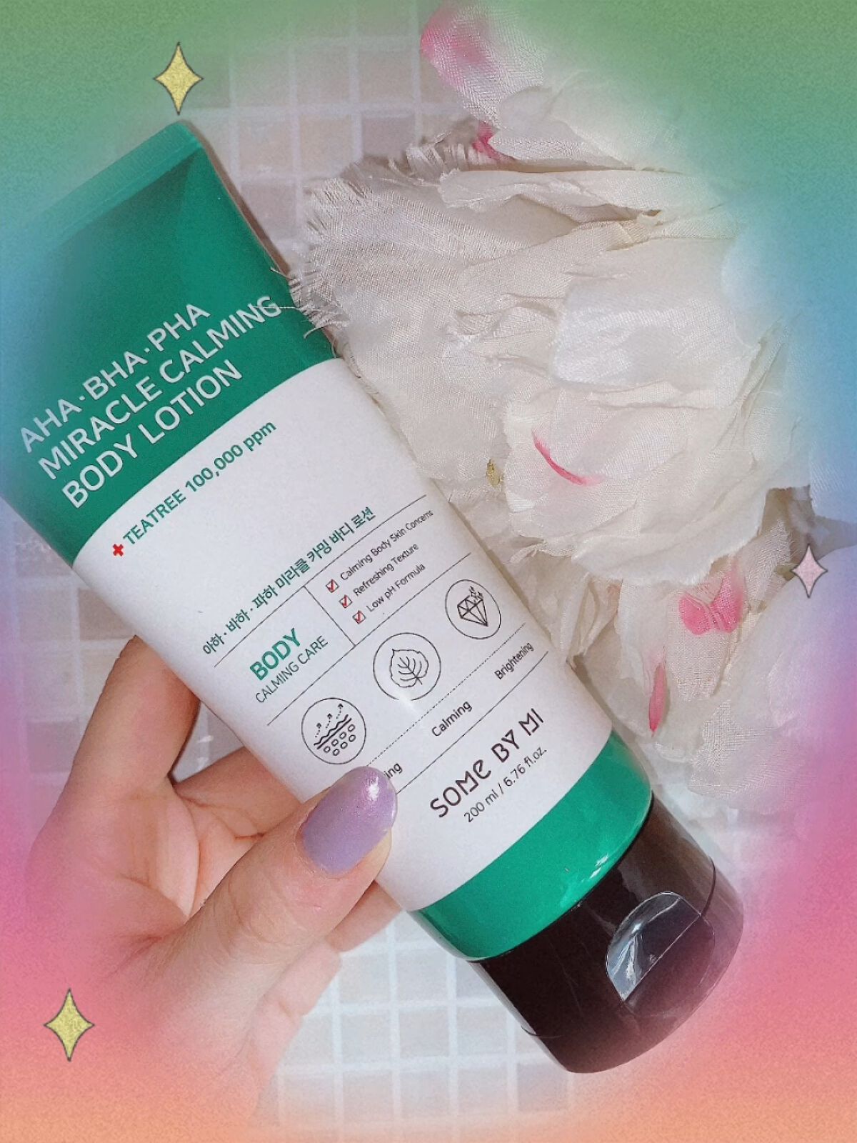 AHA.BHA.PHAミラクルカーミングボディローション /SOME BY MI/ボディローションを使ったクチコミ（1枚目）