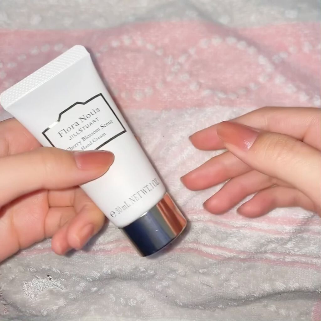 チェリーブロッサム ハンドクリーム/Flora Notis JILL STUART/ハンドクリームの動画クチコミ1つ目