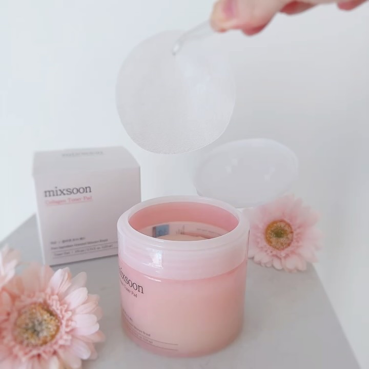 コラーゲントナーパッド/mixsoon/トナーパッドの動画クチコミ5つ目