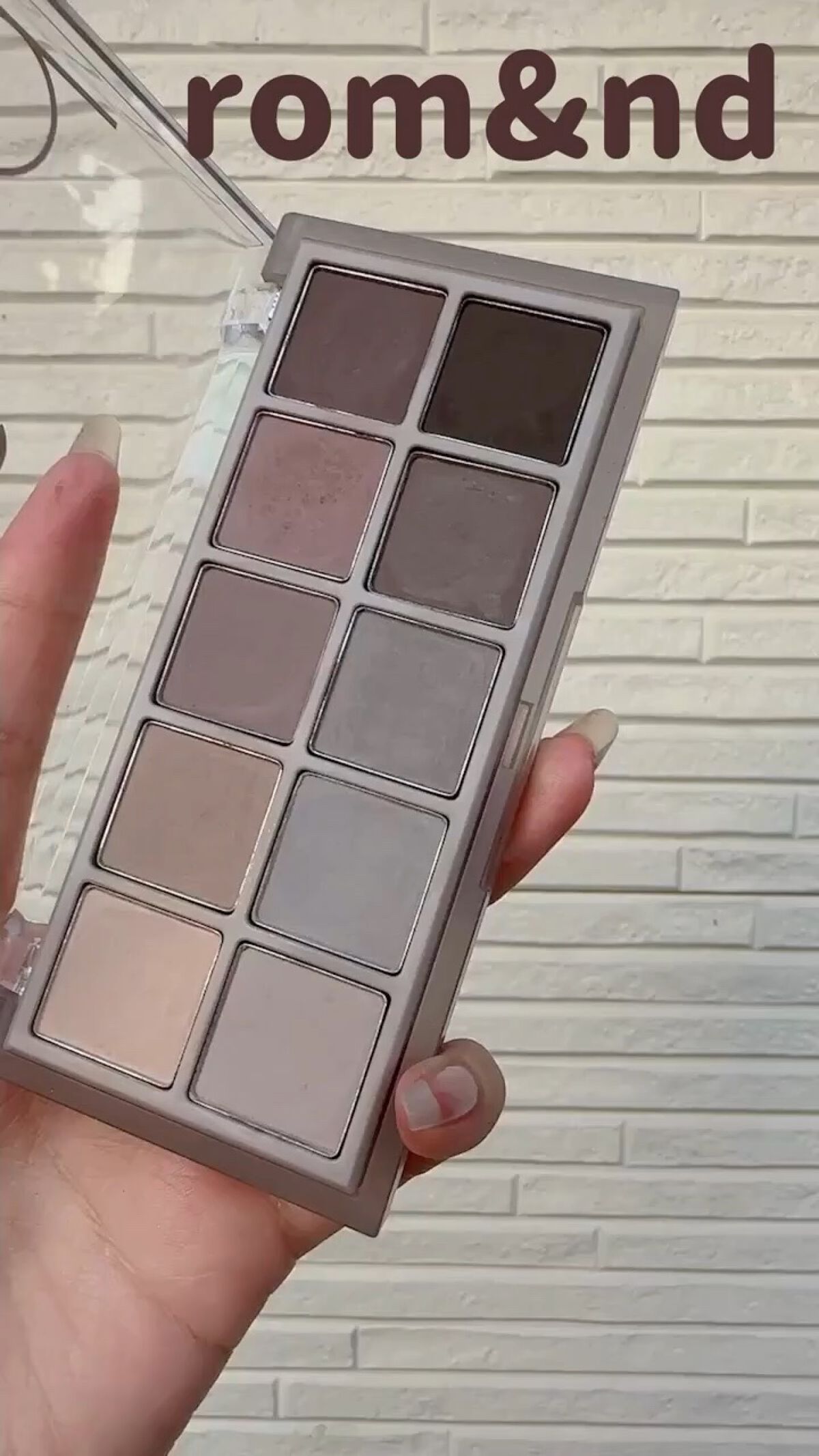 ベターザンパレット/rom&nd/アイシャドウパレットの動画クチコミ3つ目