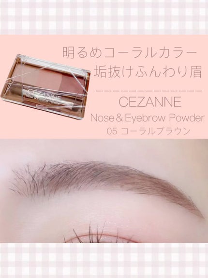 ノーズ&アイブロウパウダー/CEZANNE/パウダーアイブロウの人気ショート動画