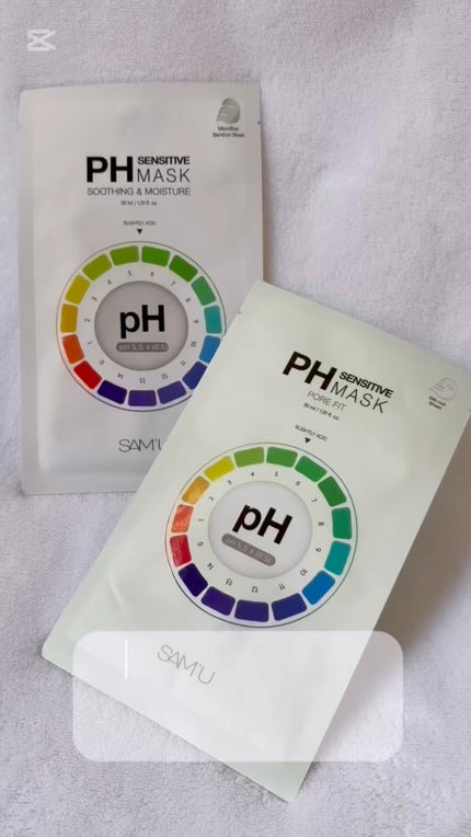 PHセンシティブマスク ポアフィット/SAM'U/シートマスク・パックの人気ショート動画