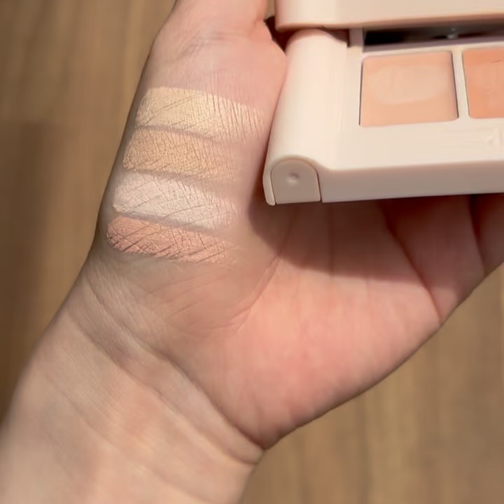 プロカバーデュアルコンシーラーパレット/dasique/パレットコンシーラーの動画クチコミ1つ目