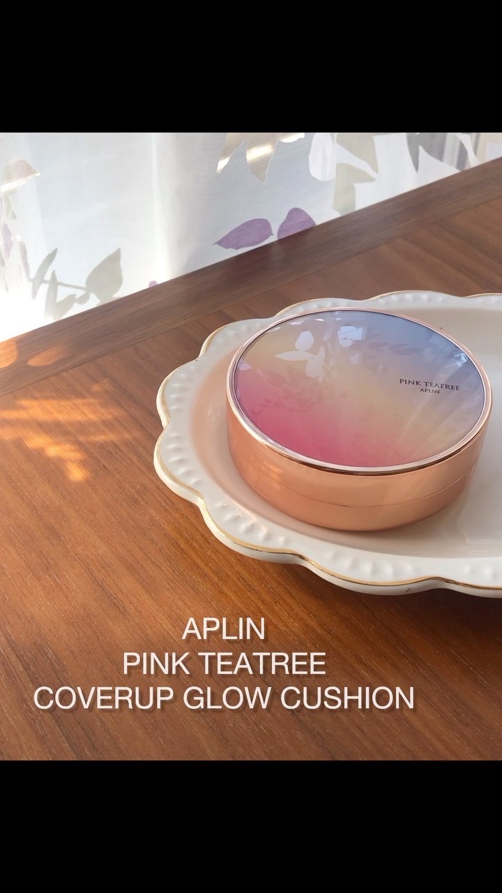 ピンクティーツリーカバーアップグロウクッション/APLIN/クッションファンデーションを使ったクチコミ（1枚目）
