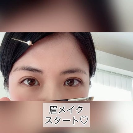 ダブルエンドアイブロウブラシ熊野筆/&be/メイクブラシを使ったクチコミ(3枚目)