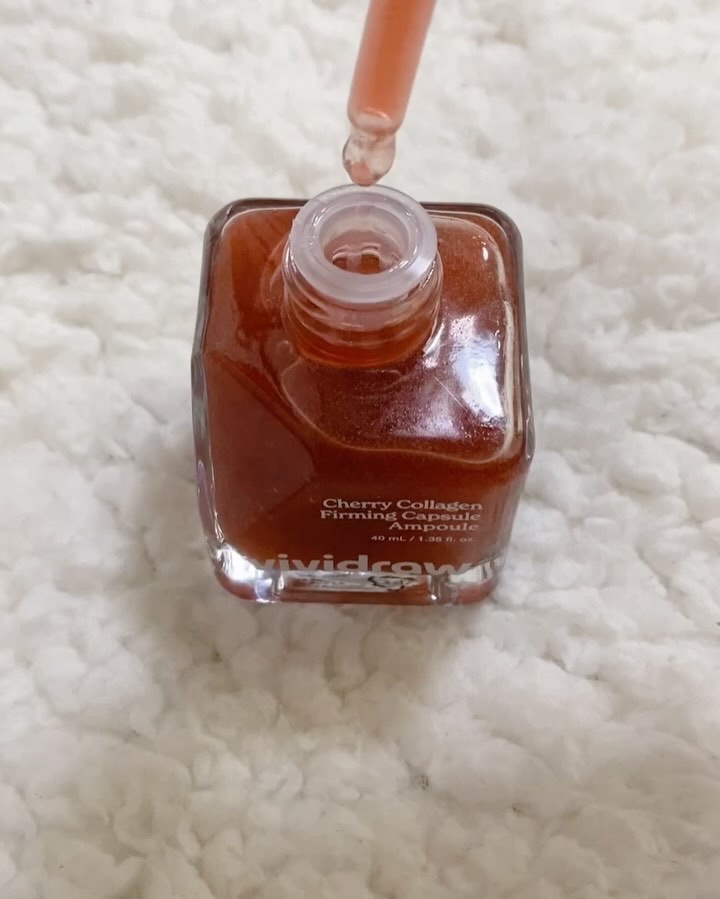 チェリーコラーゲンファーミングカプセルアンプル/vividraw/美容液の動画クチコミ1つ目