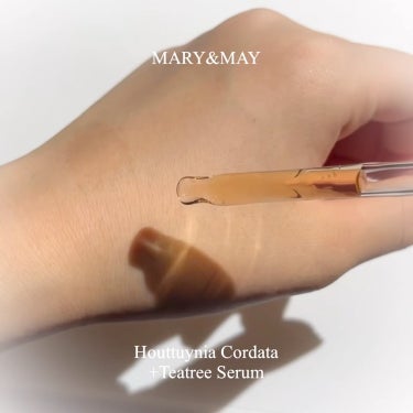 Houttuynia Cordata + Tea Tree Serum/MARY&MAY/洗顔フォームを使ったクチコミ（4枚目）