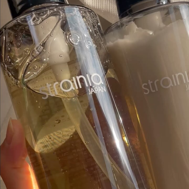 ケアストレートシャンプー/strainia/市販シャンプーの動画クチコミ2つ目