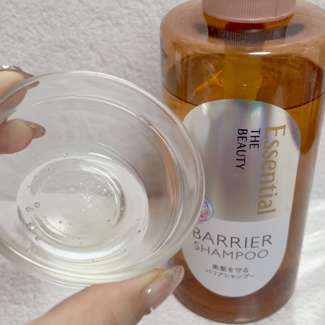 ザビューティ 髪のキメ美容素髪を守る バリアシャンプー/コンディショナー/エッセンシャル/シャンプー・コンディショナーを使ったクチコミ（3枚目）