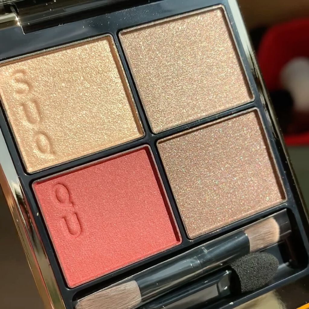 シグニチャー カラー アイズ 05 緋影 - AKEKAGE/SUQQU/アイシャドウパレットを使ったクチコミ（3枚目）