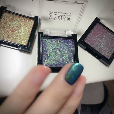 UR GLAM　POWDER EYESHADOW/U R GLAM/シングルアイシャドウを使ったクチコミ（1枚目）