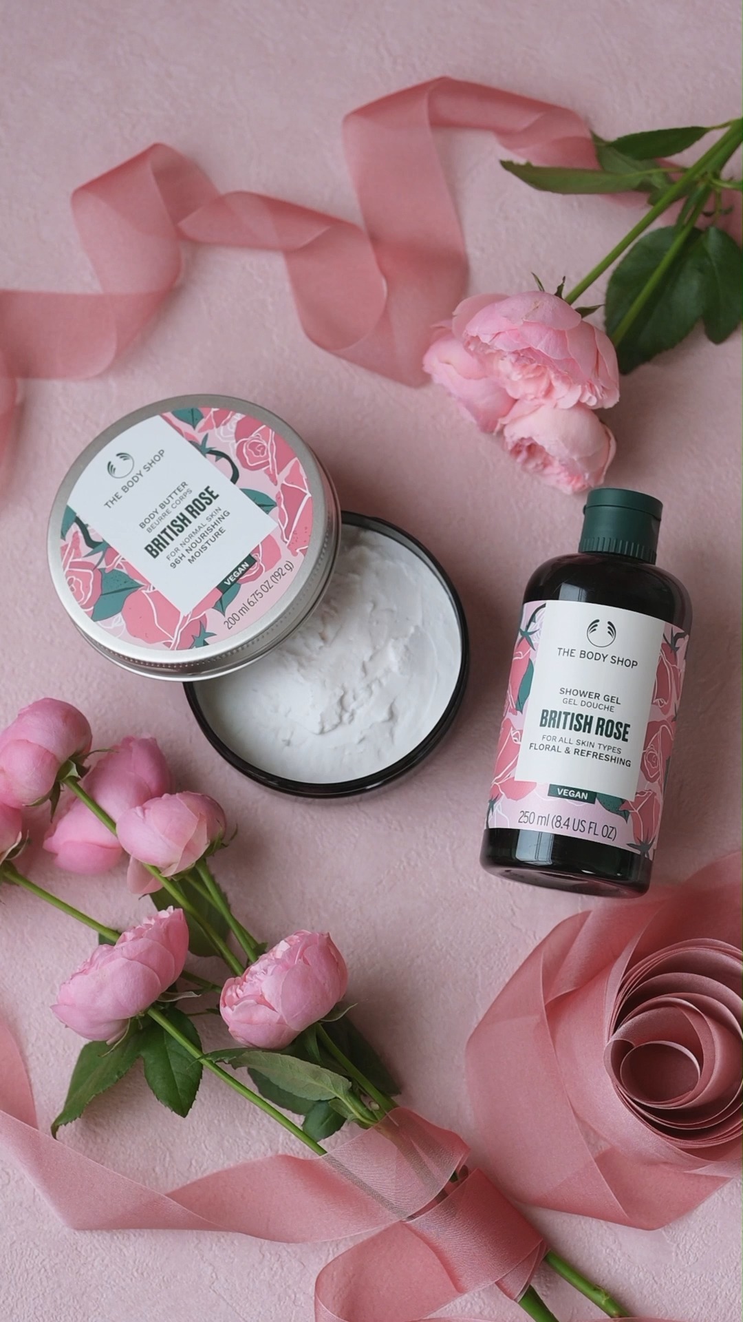 シャワージェル ブリティッシュローズ/THE BODY SHOP/ボディソープの動画クチコミ3つ目