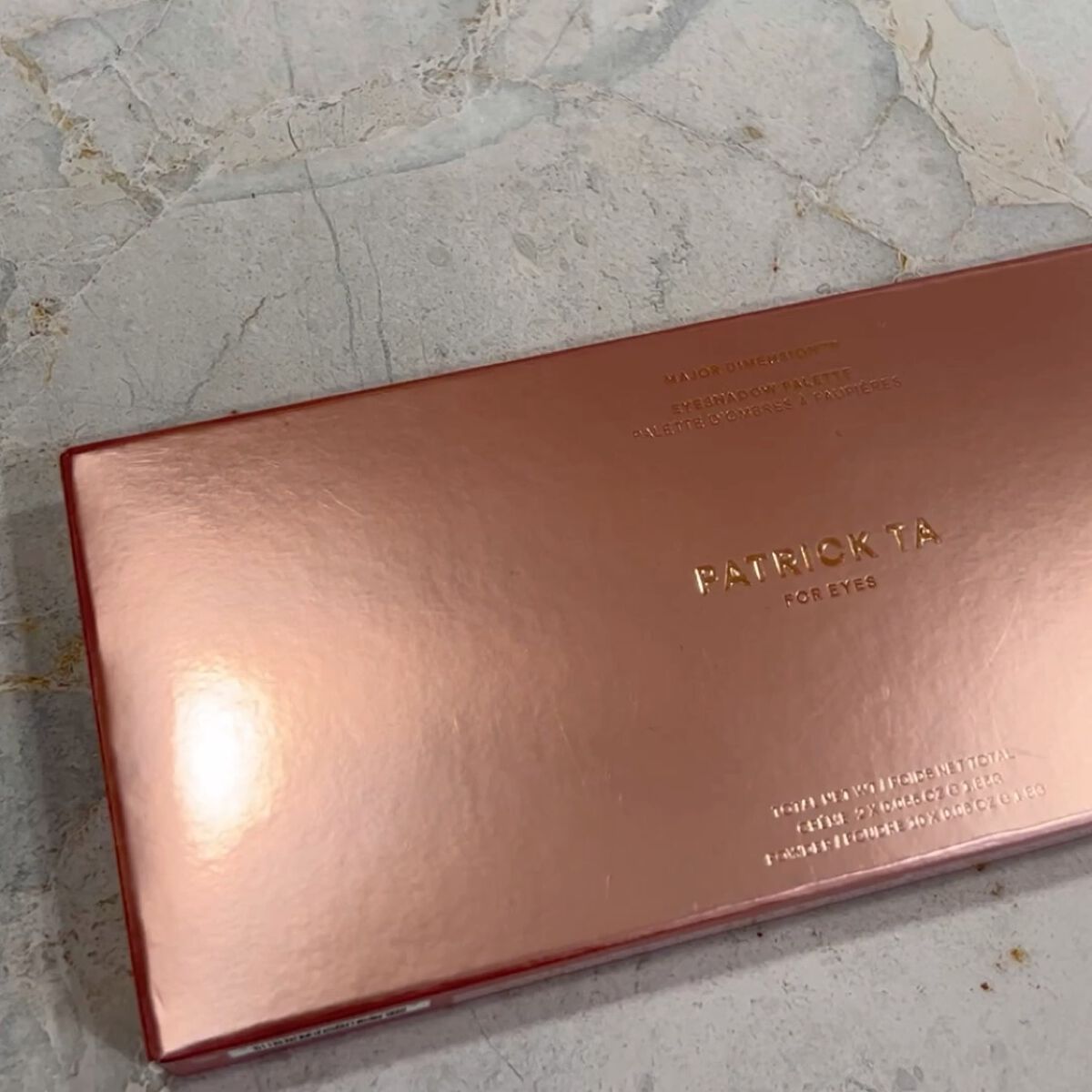 試してみた】Major Dimension Ⅱ Rose Eyeshadow Palette Patrick Taの