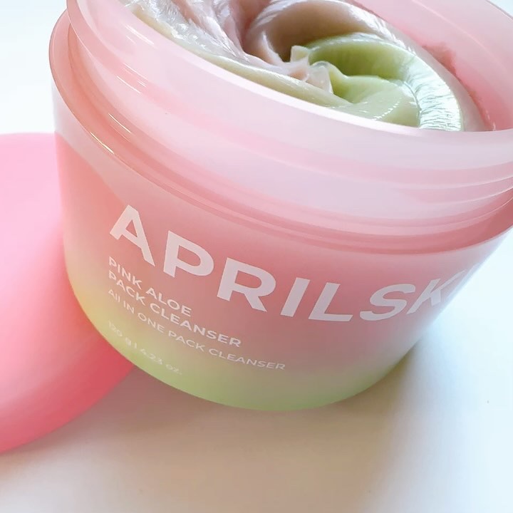 ピンクアロエメレンゲクレンザー/APRILSKIN/その他洗顔料を使ったクチコミ（2枚目）