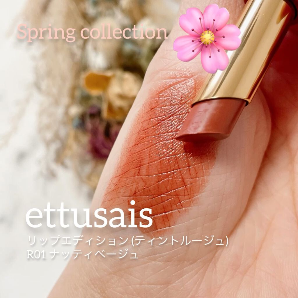エテュセ リップエディション(ティントルージュ) R レアマットタイプ/ettusais/リップティントの動画クチコミ1つ目