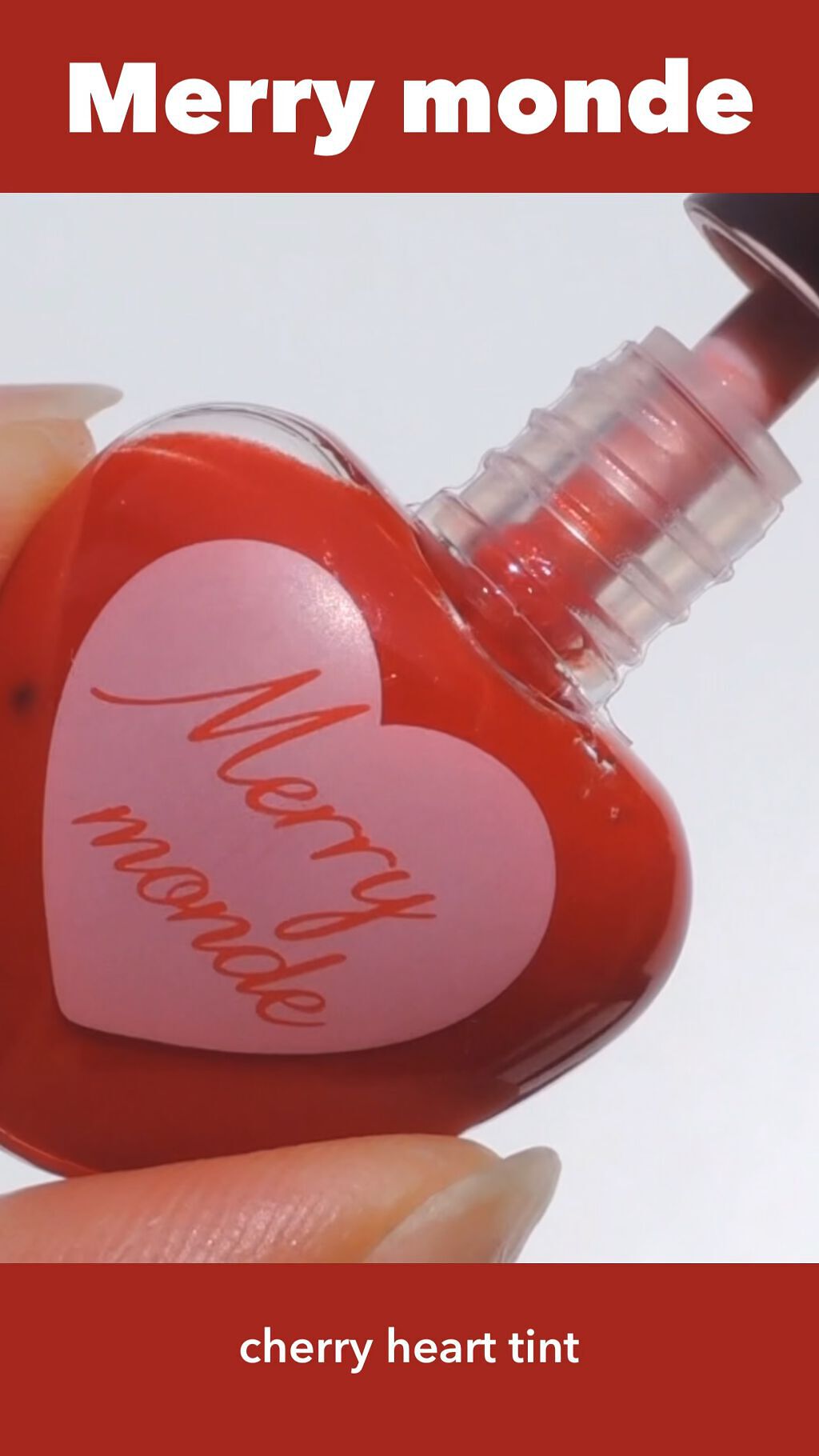 cherry heart tint/Merrymonde/リップグロスを使ったクチコミ（1枚目）