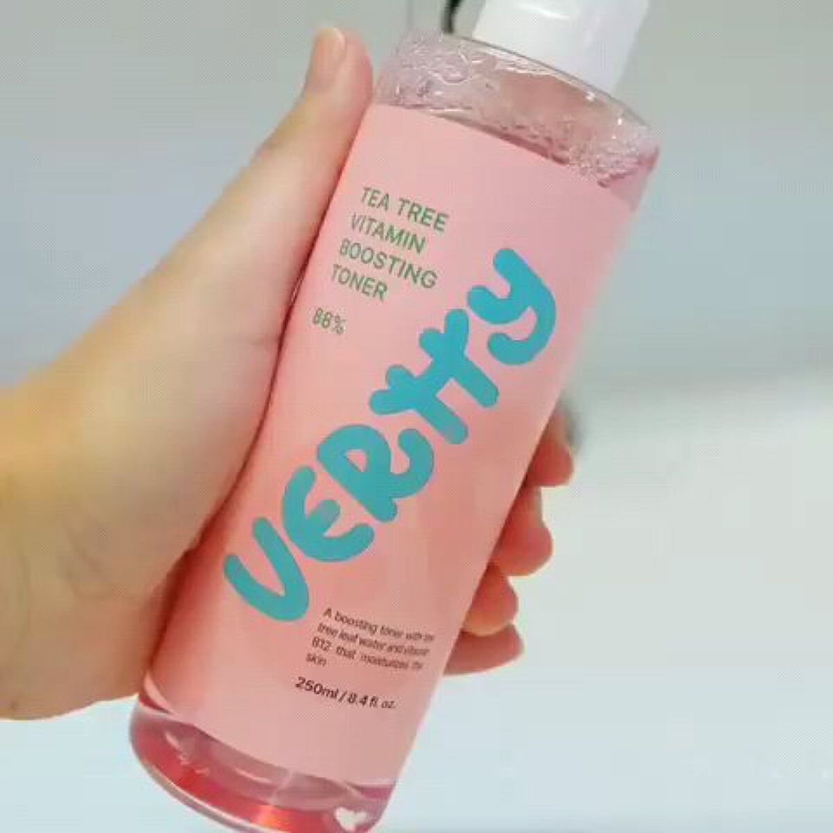 ティーツリー88%ビタミンブースティングトナー/Vertty/化粧水を使ったクチコミ（3枚目）