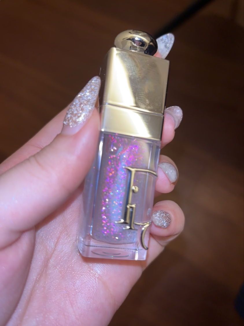 ディオール アディクト リップ グロウ オイル 085 カップケーキ/Dior/リップオイルを使ったクチコミ（3枚目）