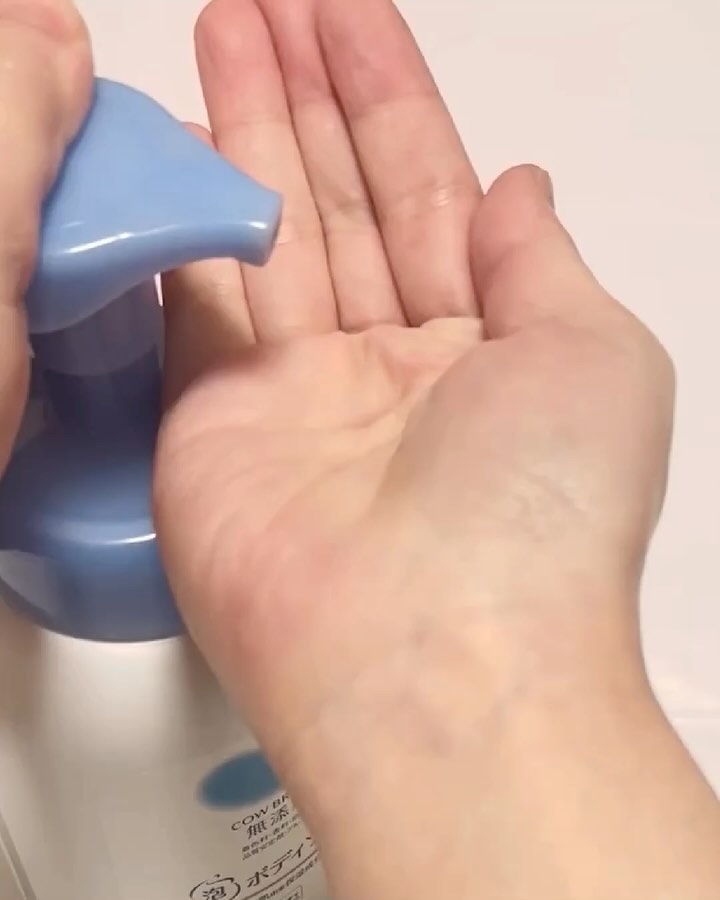 泡のボディソープ 本体 500ml/カウブランド無添加/ボディソープを使ったクチコミ（3枚目）