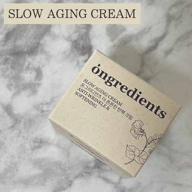 Slow Aging Cream /Ongredients/フェイスクリームの動画クチコミ5つ目