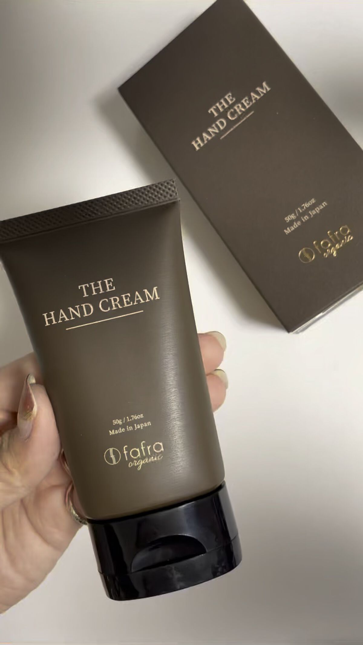 fafraオーガニック ハンドクリーム【フレッシュローズの香り】/fafra/ハンドクリームを使ったクチコミ（1枚目）