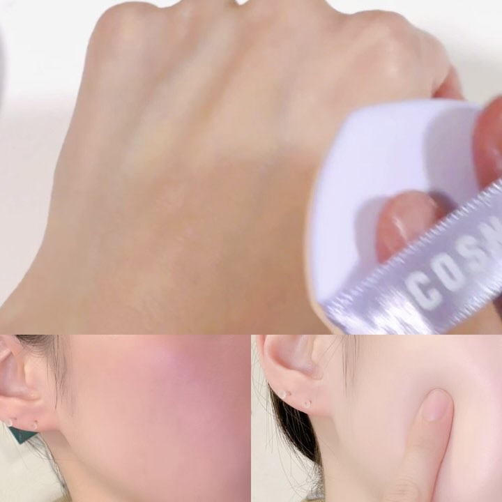 パンテノールバリアクッション/COSNORI/クッションファンデーションを使ったクチコミ（2枚目）