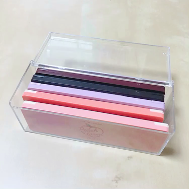 フタ付きクリアケース/DAISO/その他を使ったクチコミ（3枚目）