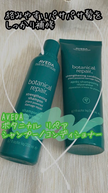 ボタニカル リペア シャンプー／コンディショナー/AVEDA/シャンプー・コンディショナーを使ったクチコミ（1枚目）