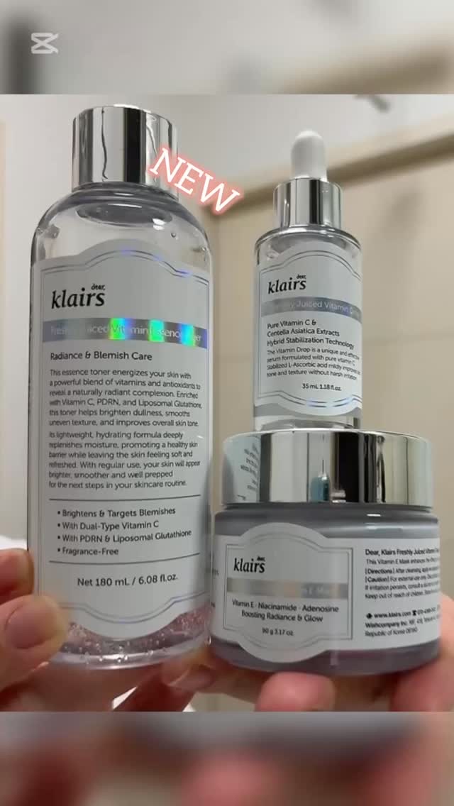 フレッシュリージュースドビタミンドロップ(35ml)/Klairs/美容液を使ったクチコミ（1枚目）