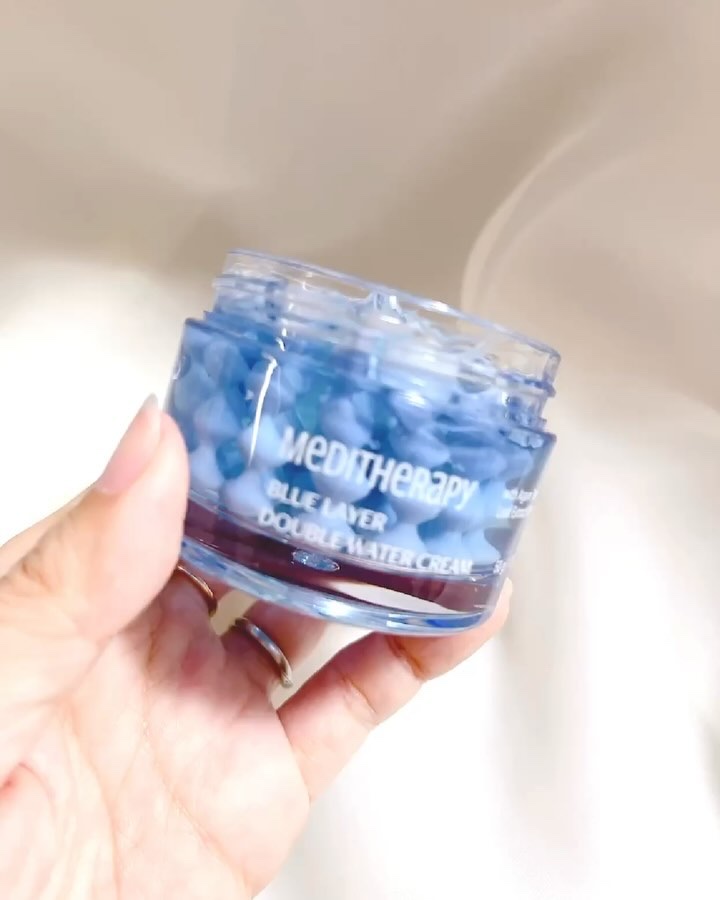 ブルーレイヤーダブルウォータークリーム/MEDITHERAPY/フェイスクリームを使ったクチコミ（2枚目）