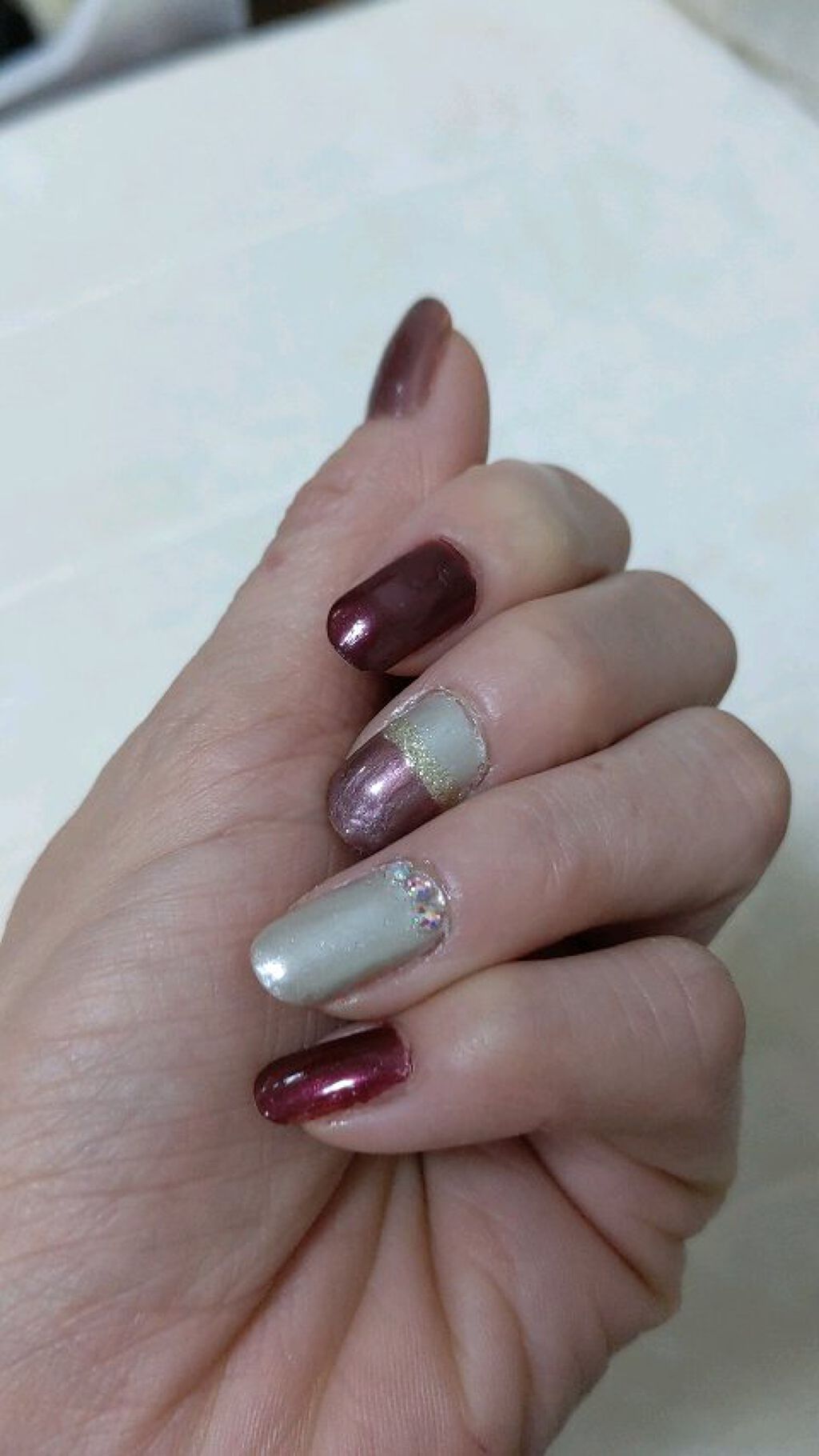 ネイルカクテル メタルフレディー YNC684/ビューティーワールド/マニキュアを使ったクチコミ（1枚目）