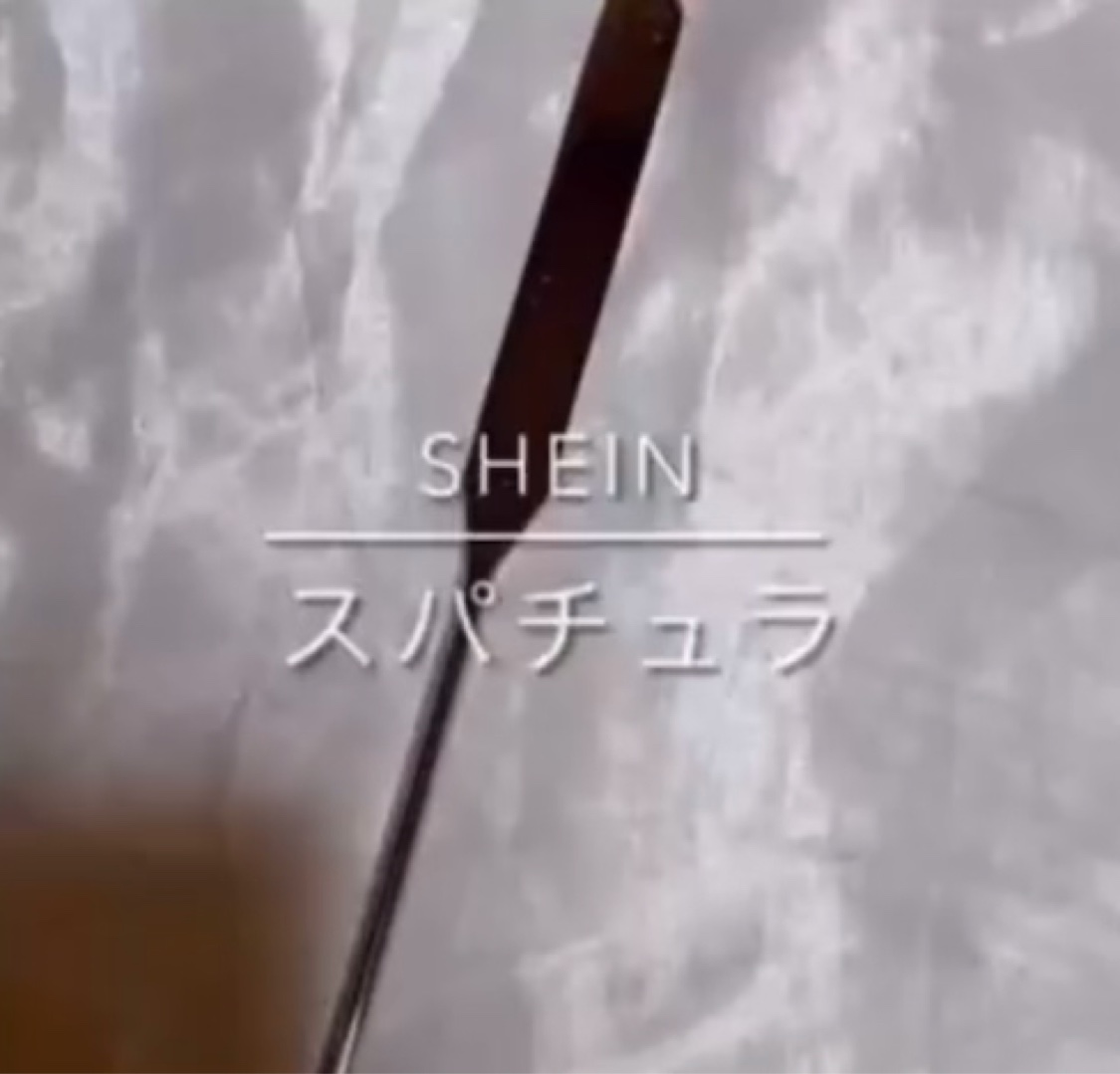 DAISO メイクスパチュラ(専用ケース付)のクチコミ「スパチュラ



¥195
商品ID: 11567623



良すぎたので再掲します。画質悪.....」（1枚目）