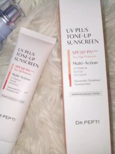 UVプラス トーンアップサンスクリーン/DR.PEPTI/日焼け止めミルクの動画クチコミ5つ目