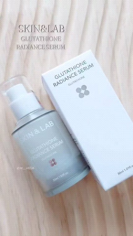 グルタチオンラディアンスセラム/SKIN&LAB/美容液の人気ショート動画