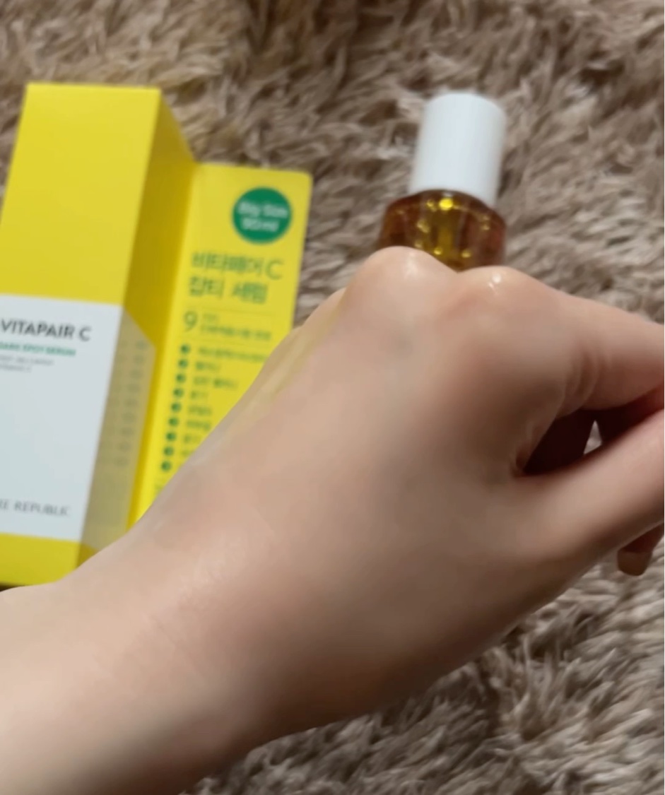 ビタペアC シミケアセラム/ネイチャーリパブリック/美容液を使ったクチコミ（3枚目）