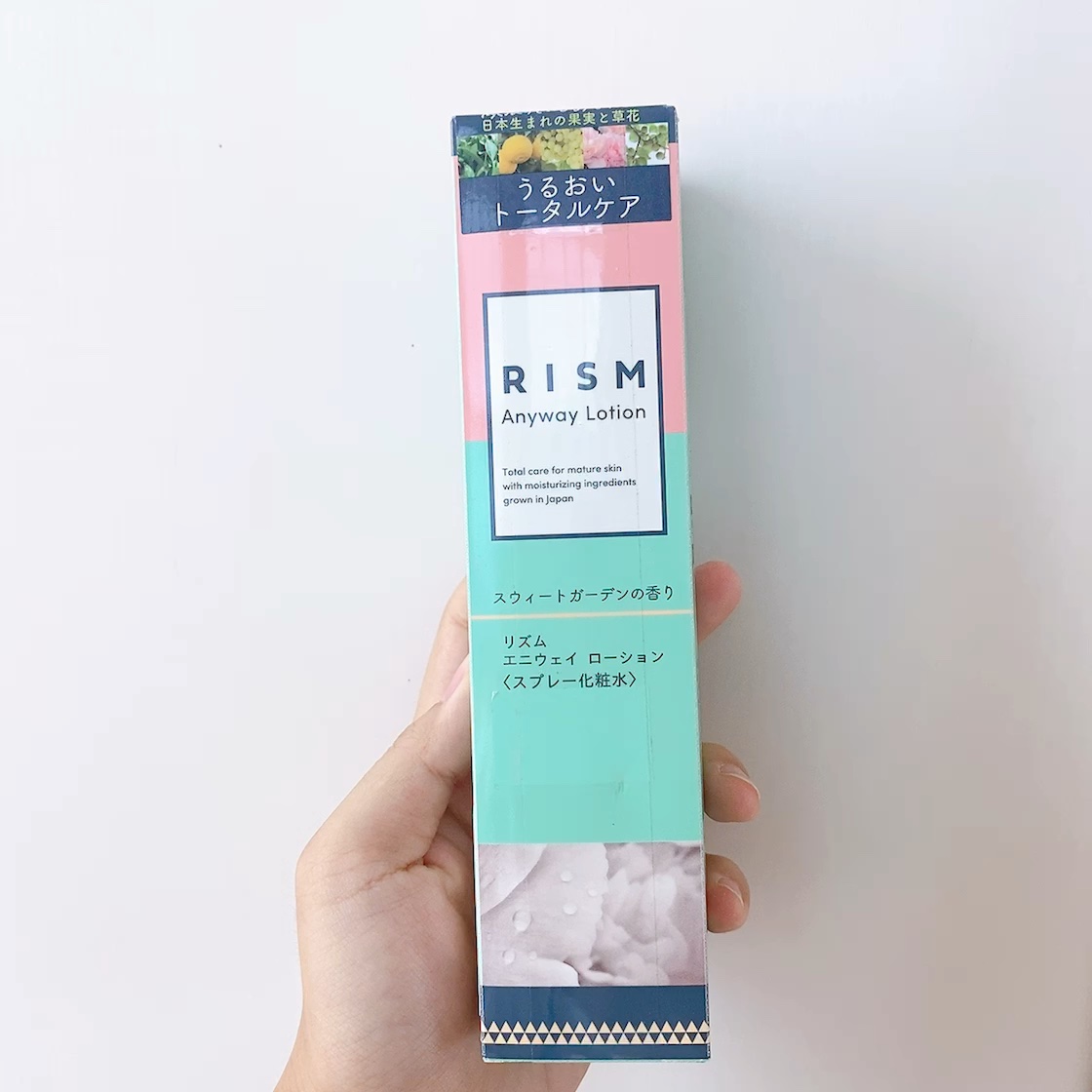 エニウェイ ローション スウィートガーデンの香り /RISM/ミスト状化粧水の動画クチコミ1つ目