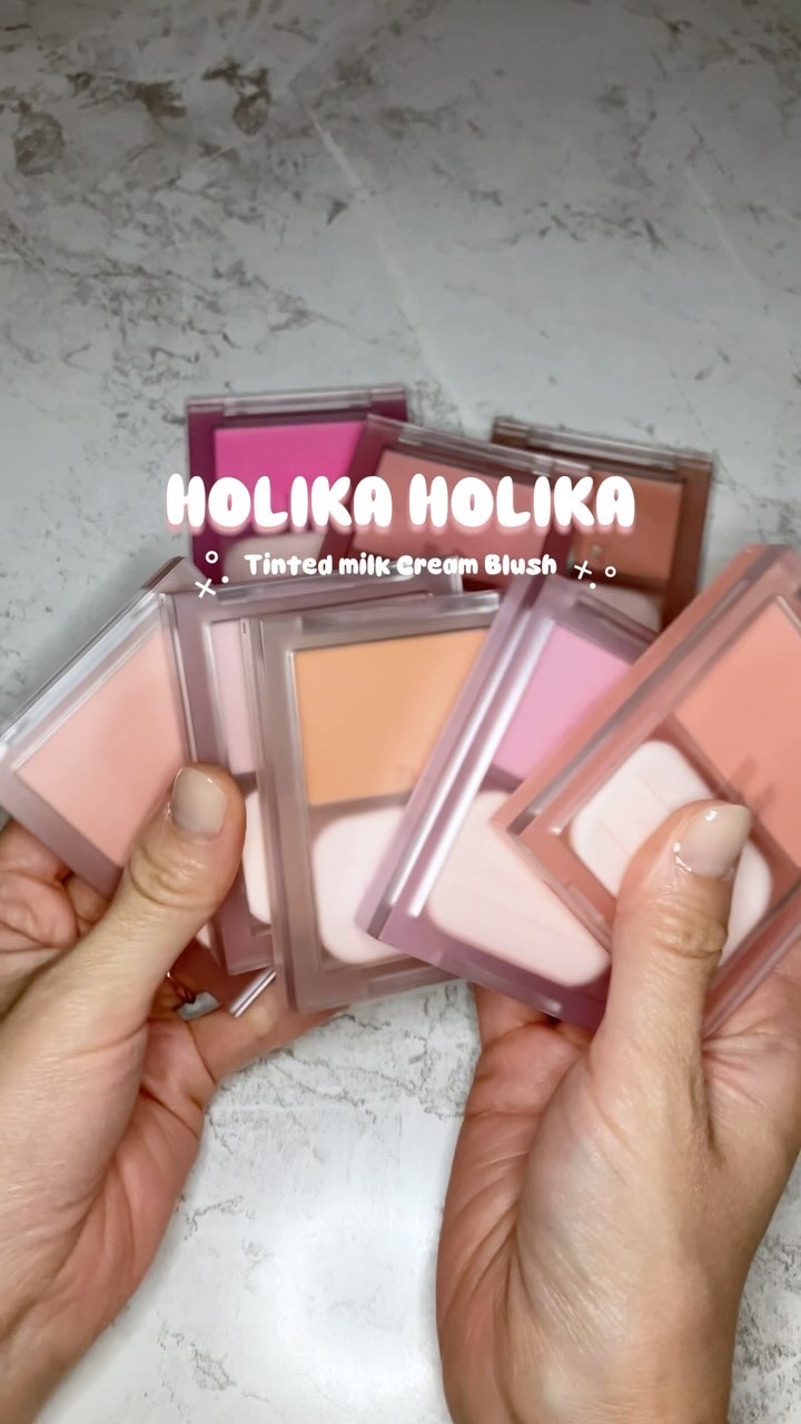 ティンテッドミルククリームブラッシュ /HOLIKA HOLIKA/ジェル・クリームチークを使ったクチコミ（1枚目）